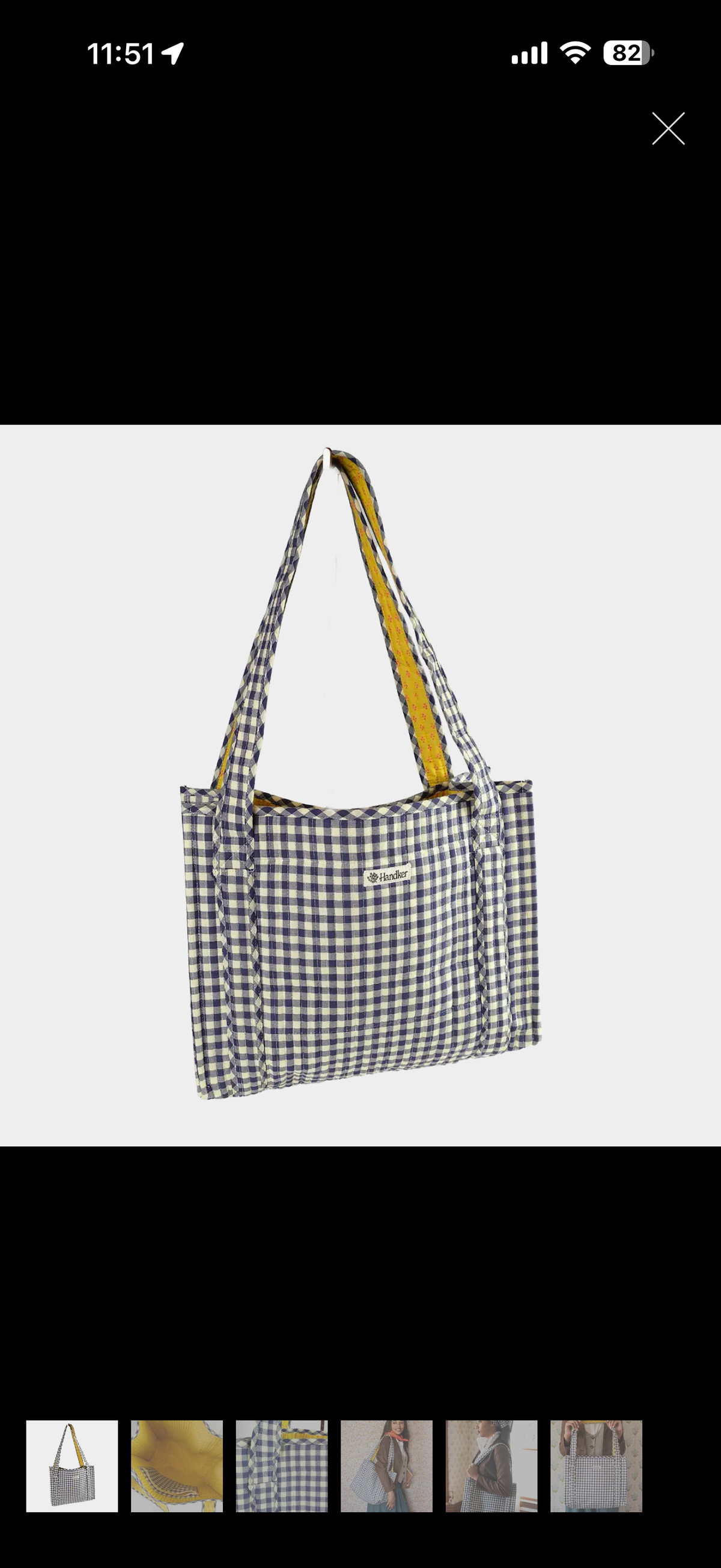 Handker Teddy Quilted Tote