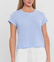 Load image into Gallery viewer, Velvet Casey Tee (White + Chill)
