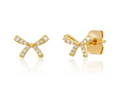 Tai Earrings $55 Pave Bow