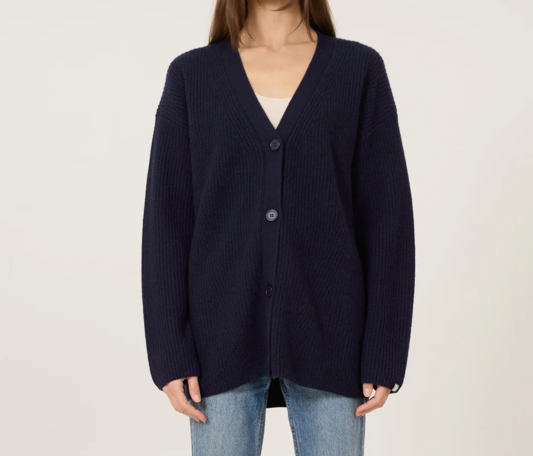 One Grey Day Pacific Cardigan Navy