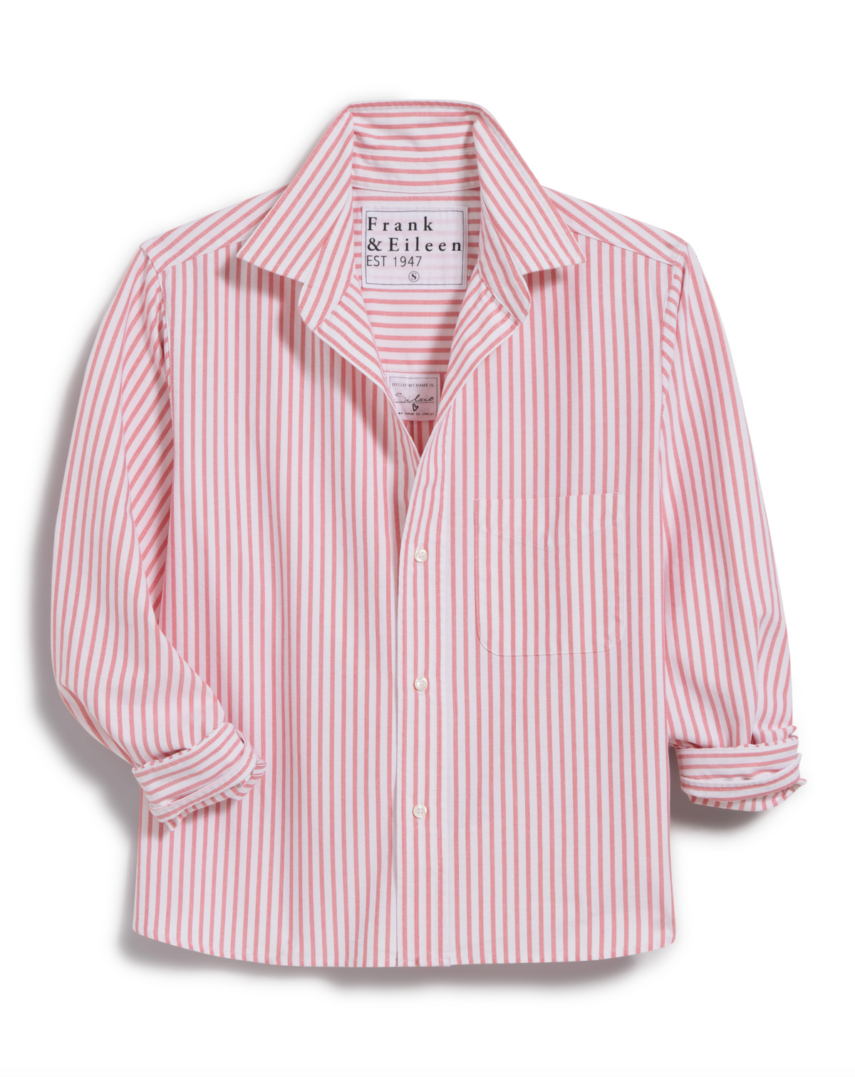 Frank and Eileen Silvio Coral Stripe