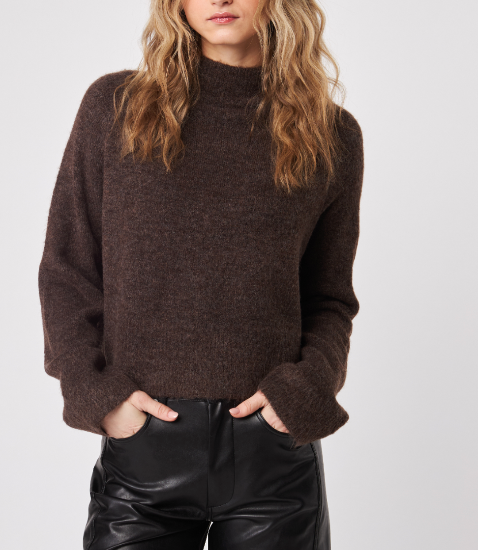 John + Jenn Oliver Sweater Chocolate