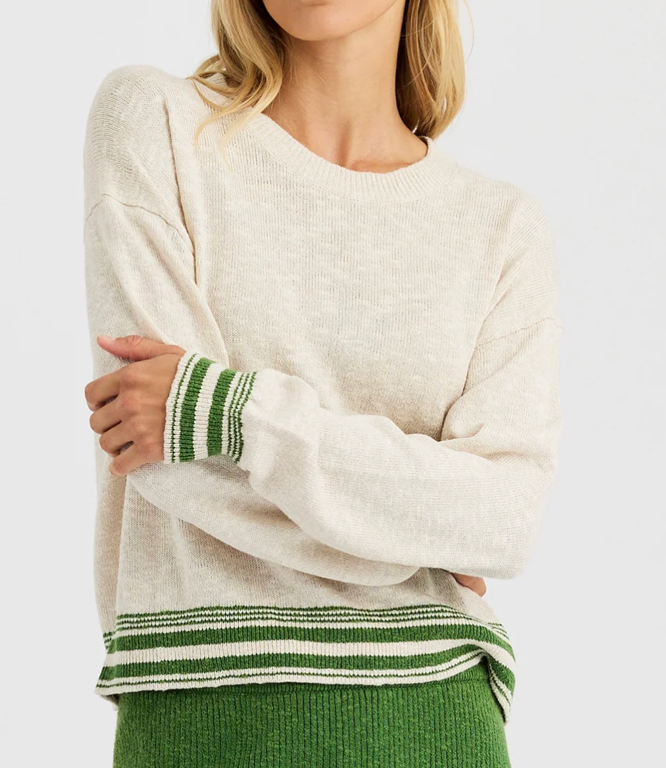 One Grey Day Carrie Crewneck