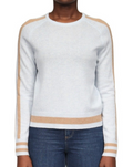 Brodie Cashmere Blue Cathy Stripe Crew