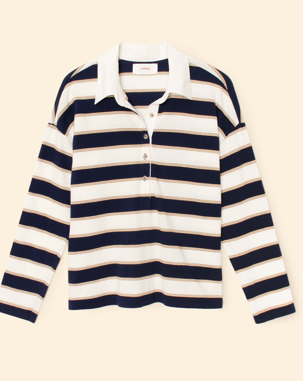 Xirena Troy Top Navy Crescent