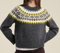 Velvet Edith Fairisle Sweater