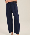 Velvet Lola Navy Linen pant