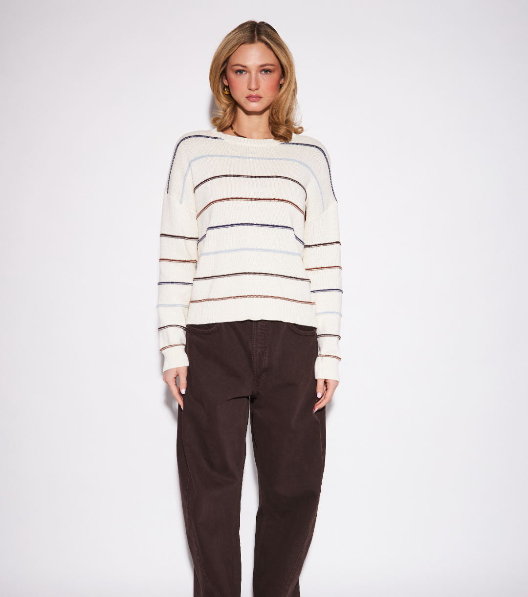 John + Jenn Sherry Harvest Stripe Sweater