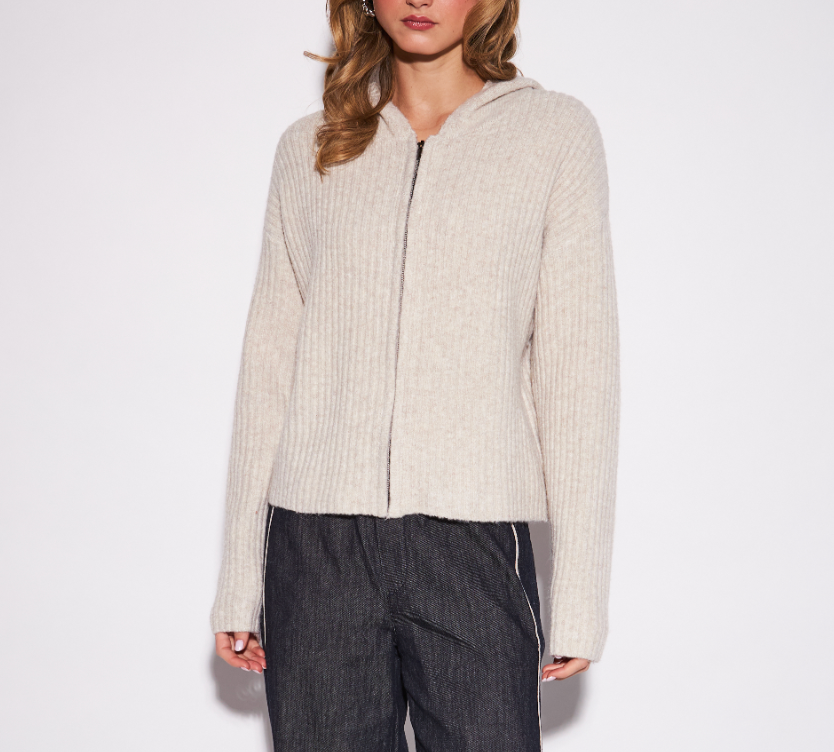 John + Jenn Gavin Sweater Zip Oat