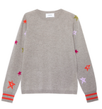 Cocoa Cashmere Autumn Jumper (Natural + Black)