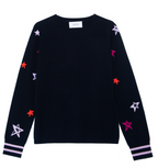 Cocoa Cashmere Autumn Jumper (Natural + Black)