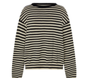 Sonderhaus "Not Vintage" Black Stripe Sweater