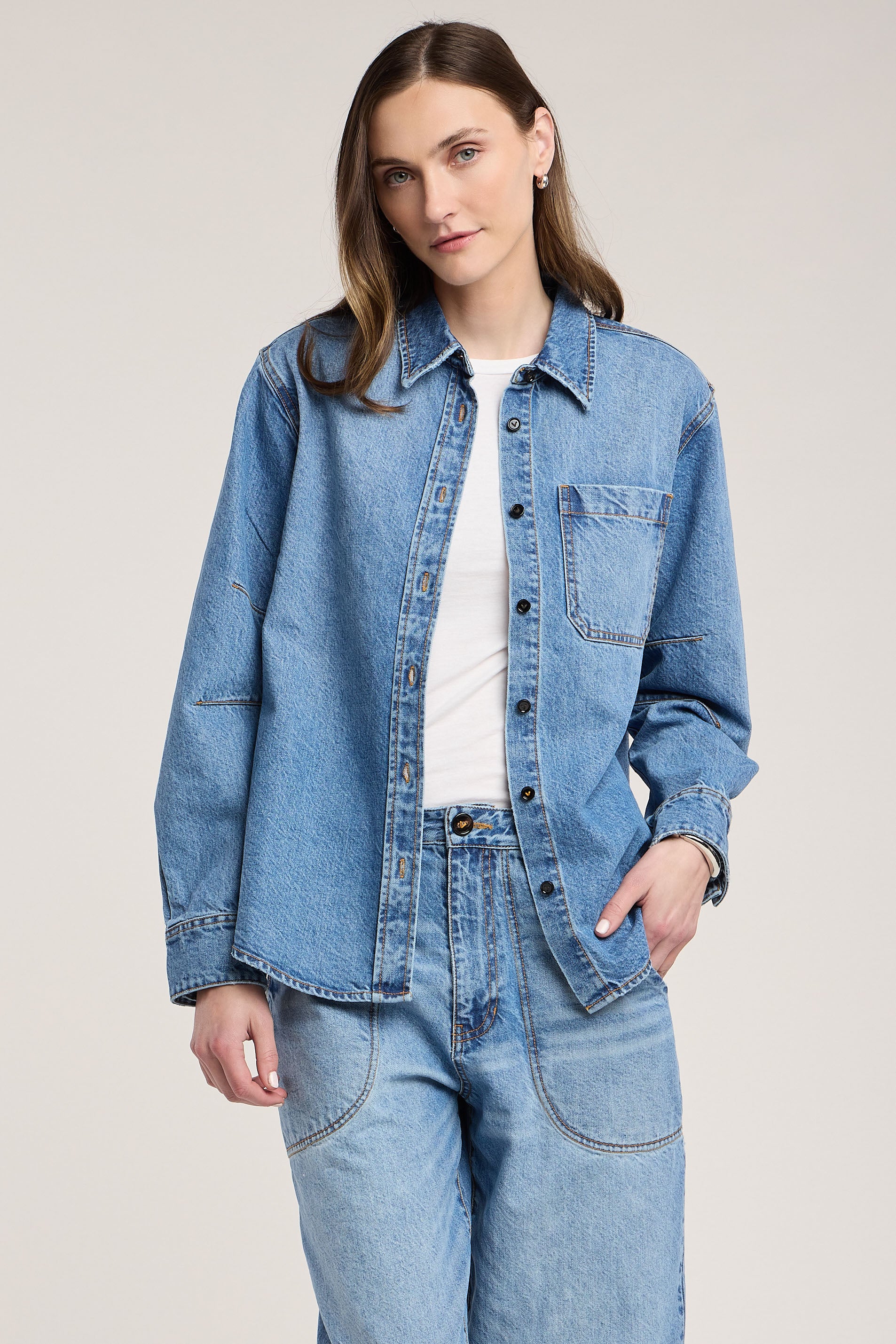 Clementine Denim Shirt/ Jacket