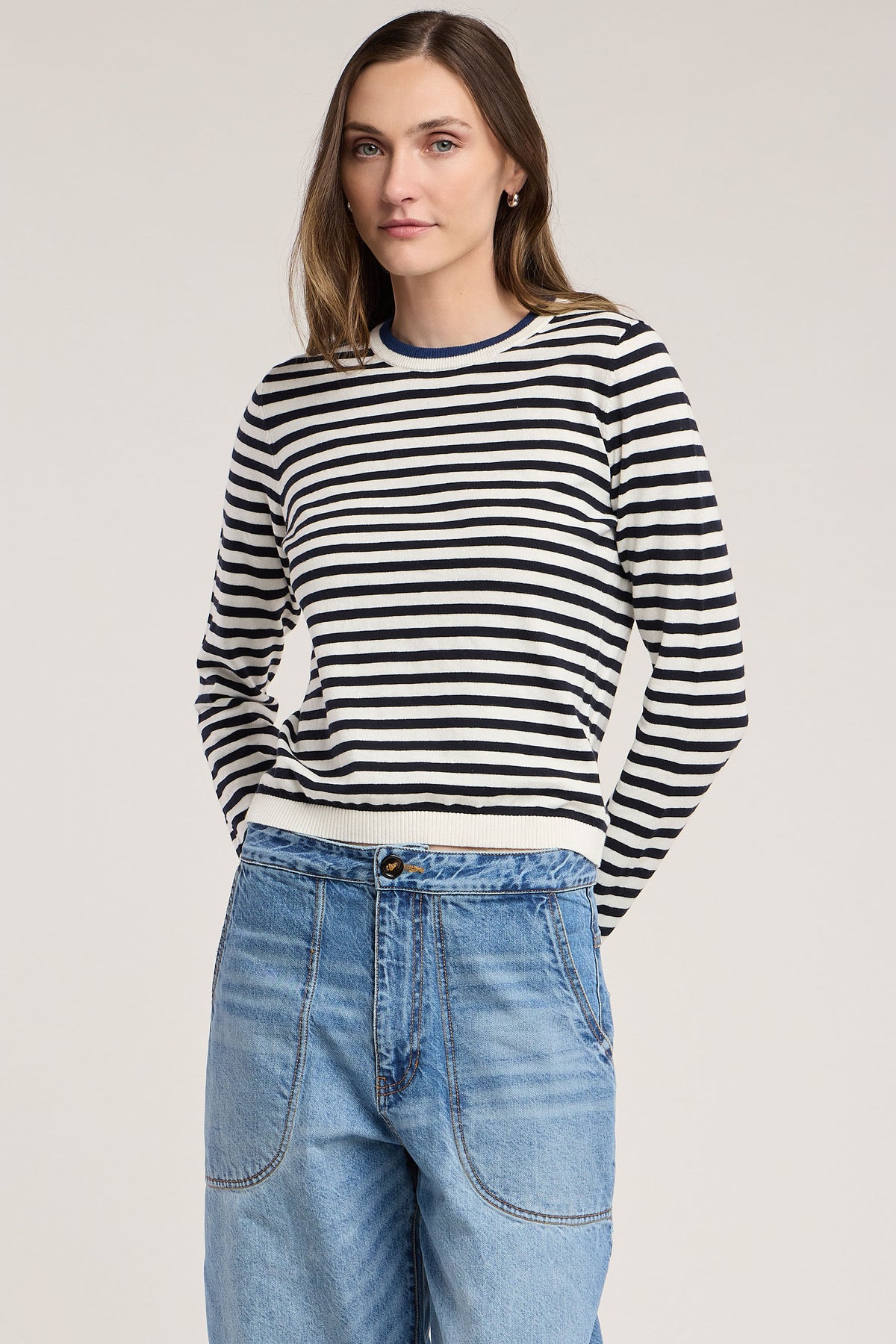 Velvet Roxy Stripe Top