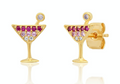 Tai Earrings $55 Martini Glass Studs