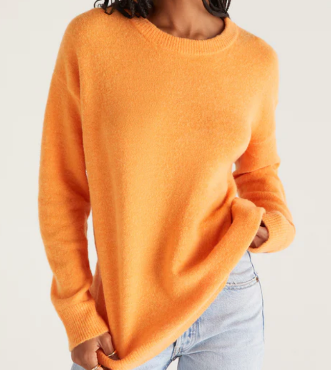 Z Supply Andrea Orange Sweater