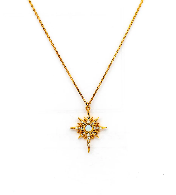 Tai Opal Star Necklace $75